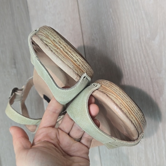 Dansko Women Marlow Oyster washed Ankle Leather Heels Sandals shoes sz 39/8.5-9 - Picture 5 of 15